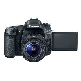 Canon EOS 80D ( Black ) Digital SLR Camera + KIT EF-M18-55mm f/3.5-5.6 IS STM